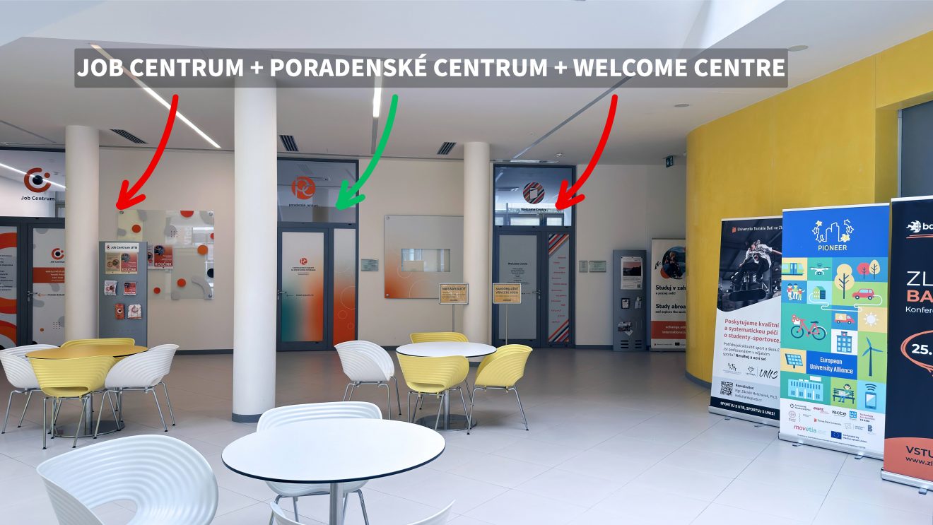 Mapa přízemí U13, rektorát